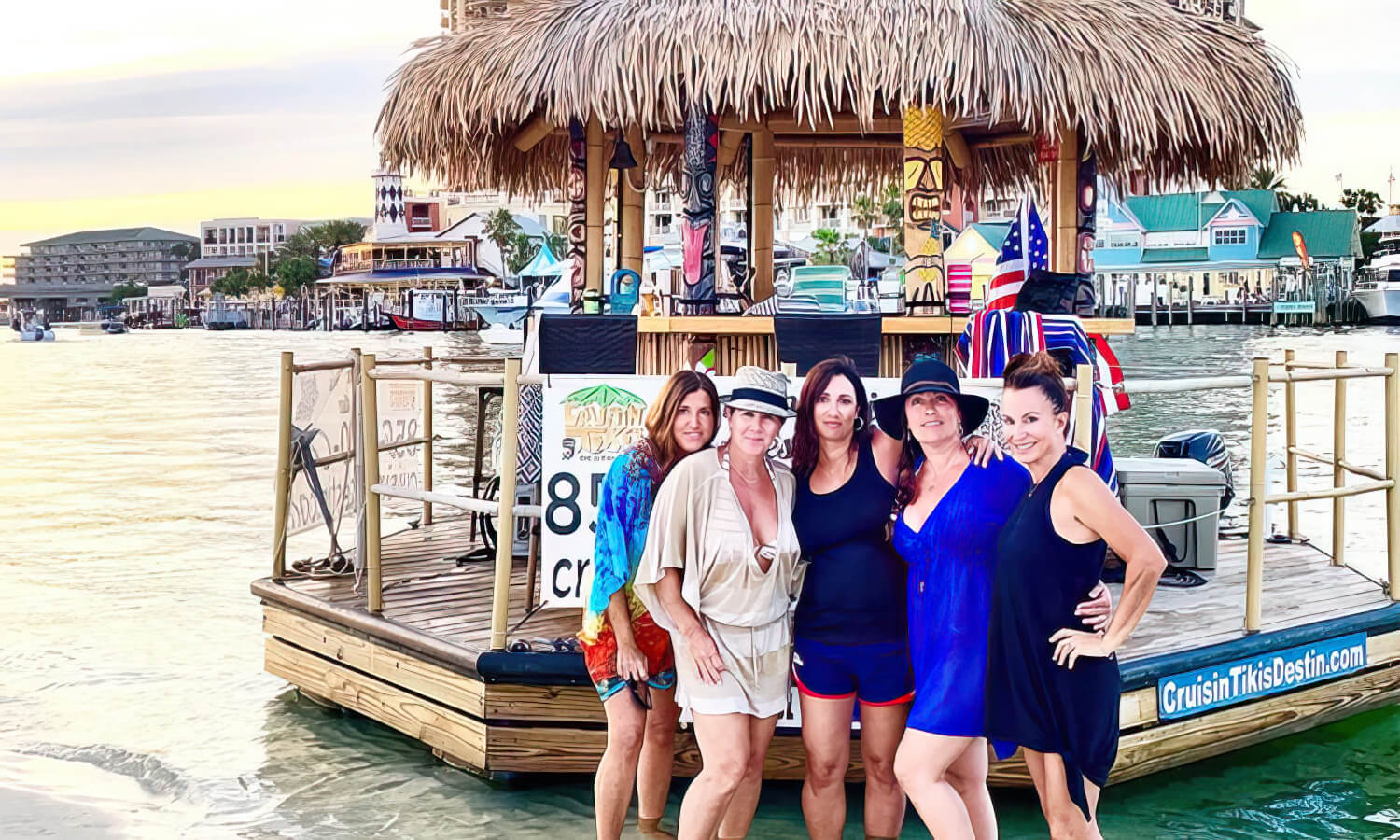 Crab Island Sandbar Cruise at Cruisin Tikis Destin Hijinks